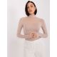 4. Beżowa bluzka z wiskozy BASIC FEEL GOOD  (RV-BZ-9203.87P)