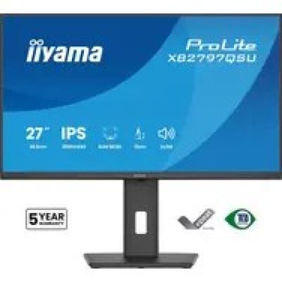 28. iiyama ProLite XB2797QSU-B1 monitor komputerowy 68,6 cm (27") 2560 x 1440 px Quad HD LED Czarny