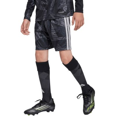 Spodenki dla dzieci adidas Tiro 26 Competition Goalkeeper czarno-szare KC5468