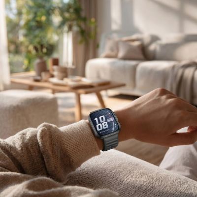 6. Etui Tech-Protect Defense na Huawei Watch Fit 5 Pro - czarne