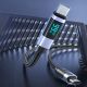 4. Kabel Orico LDC2C USB-C - USB-C PD 100 W z wyświetlaczem LED 480 Mb/s 2 m - 2szt. - czarny