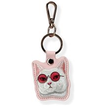 Etui Nimmy Glasses Cool Cat na lokalizator - różowe