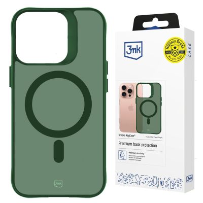 20. Etui 3mk Smoke MagCase na iPhone 16 Pro Max - zielone-półprzezroczyste