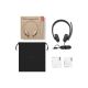 9. Przewodowy zestaw słuchawkowy VoIP Lenovo 5000 z mikrofonem, USB A/C, Czarny