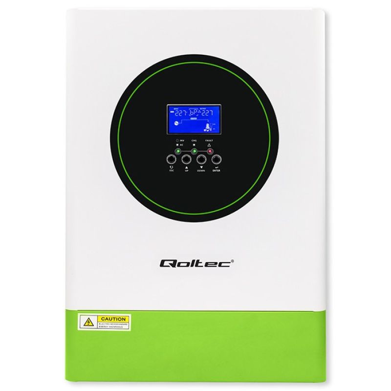 7. Modularny hybrydowy inwerter solarny Off-Grid 6.2kVA 6.2kW 120A MPPT 12 jednostek BMS Sinus opcja Wi-Fi Power Factor 1.0