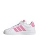 5. Buty dla dzieci adidas Grand Court 3.0 biało-różowe JP9371