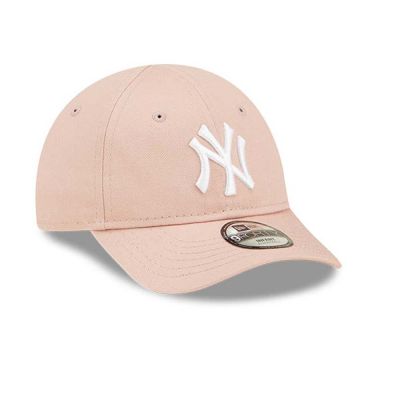 3. Czapka z daszkiem dziecięca New Era 9FORTY MLB NY New York Yankees Infant League Essential Różowa - 60298884