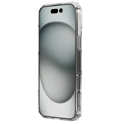 5. Etui Nillkin Nature Pro Case na iPhone 16 - przezroczysto-białe