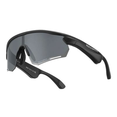 Okulary rowerowe Rockbros SP-251 z zestawem audio Bluetooth polaryzacyjne - czarne