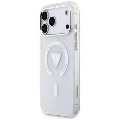 2. Etui Guess IML Gradient Triangle Logo MagSafe na iPhone 18 Pro Max / 17 Pro Max - przezroczyste