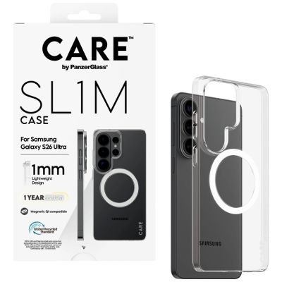 4. Etui CARE by PanzerGlass SL1M na Samsung Galaxy S26 Ultra - przezroczyste
