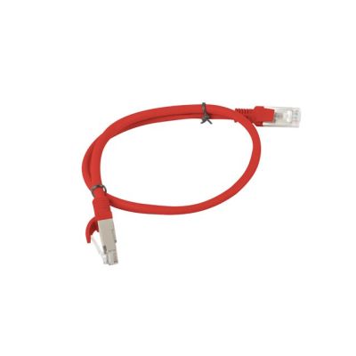 2. Patchcord UTP Lanberg PCU5-10CC-0050-R (RJ45 - RJ45 ; 0,50m; UTP; kat. 5e; kolor czerwony)