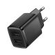 3. Baseus Compact ładowarka sieciowa 2x USB 10.5W czarny (CCXJ010201)