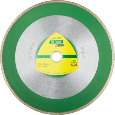KLINGSPOR TARCZA DIAMENTOWA PEŁNA 250mm x 1,9mm x 30/25,4mm   DT600F CERAMIKA.
