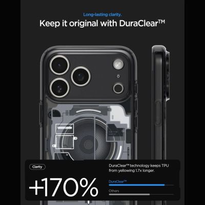 6. Etui Spigen Ultra Hybrid MagSafe Zero One na iPhone 18 Pro / 17 Pro - czarne