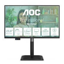 AOC 24P4CV monitor komputerowy 60,5 cm (23.8") 1920 x 1080 px Full HD LED Czarny