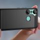 5. Carbon Case etui do Infinix Hot 12 Pro elastyczny silikonowy karbonowy pokrowiec czarne
