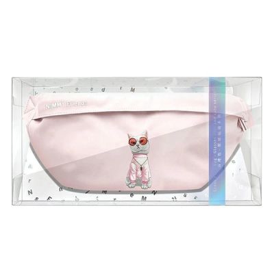 12. Torba na ramię Nimmy Crossbody Glasses Cool Cat - różowa