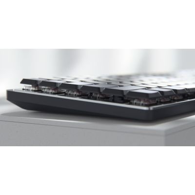 Logitech 920-010837 klawiatura Biuro Bluetooth QWERTY Amerykański międzynarodowy Grafitowy, Szary