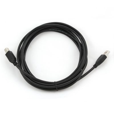 4. Kabel GEMBIRD CCP-USB2-AMBM-10 (USB 2.0 typu A M - USB 2.0 typu B M; 3m; kolor czarny)