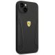 4. Etui Ferrari Leather Stamp Sides na iPhone 14 Plus - czarne