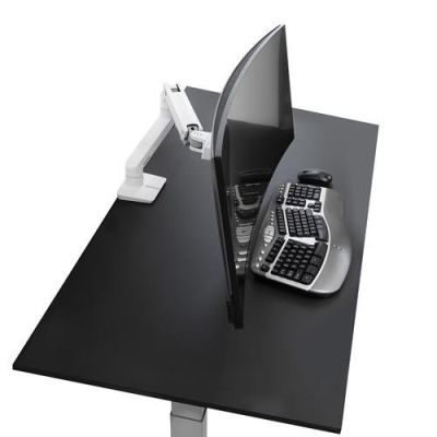 6. Ergotron HX Desk Monitor Arm Biały - uchwyt biurkowy do monitora