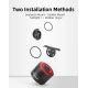 9. Lampka rowerowa Rockbros Q3 tylna z inteligentnym systemem stop - czarna