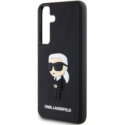6. Etui Karl Lagerfeld 3D Rubber Ikonik na Samsung Galaxy S24+ - czarne