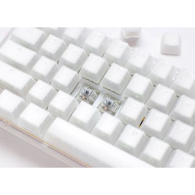 7. Ducky One 3 TKL klawiatura Gaming USB QWERTY Angielski Biały