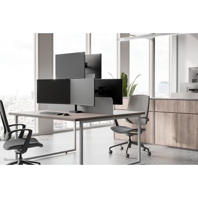 13. Neomounts DS60-600BL2-1 uchwyt / stojak do monitorów 81,3 cm (32") Biurko Czarny