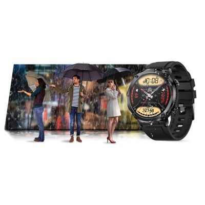 22. Smartwatch Gravity GT21-6 + Czerwony Pasek Silikonowy