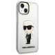 4. Etui Karl Lagerfeld Ikonik Karl Lagerfeld na iPhone 13 / 14 / 15 - przezroczyste