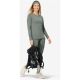 5. Bluza damska Super.natural Berggluck LS - eucalyptus/feather grey rozmiar: m