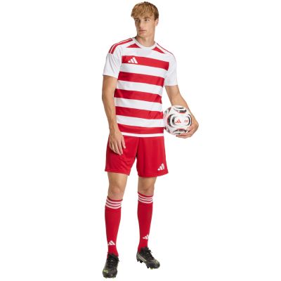 8. Koszulka męska adidas Hooped 26 Jersey biało-czerwona KF3388