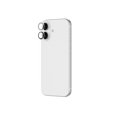 3. Szkło na aparat AMAZINGTHING Lens Glass na iPhone 17 z czarną aluminiową ramką