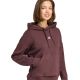 5. Bluza damska adidas Essentials Small Logo Feel Cozy brązowa JV7314