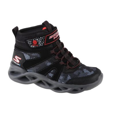Skechers Twisted Brights - Zerrix 400145L-BKRD Czarne 28