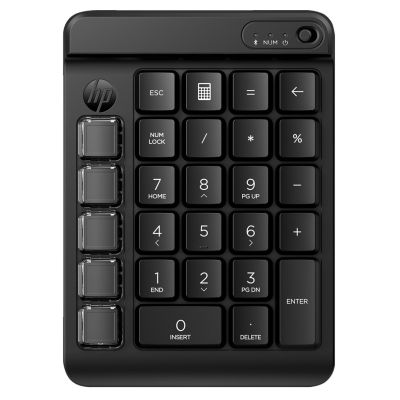Klawiatura numeryczna HP 430 Bluetooth Programmable Wireless Mechanical Keypad bezprzewodowa czarna 7N7C2AA