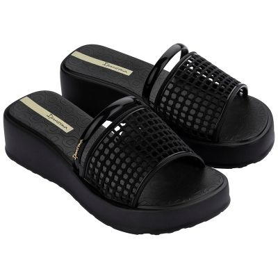Ipanema klapki damskie japonki Essence czarne platmorma modne