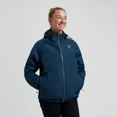 3. Rogelli kurtka na deszcz unisex CORE niebieska L