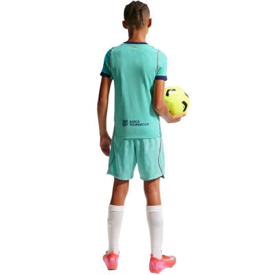 9. Koszulka dla dzieci Nike FC Barcelona Match 2026/27 zielona II6648 301