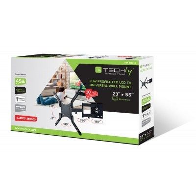 13. TECHLY UCHWYT ŚCIENNY TV LED/LCD 23-55 CALI 45KG O