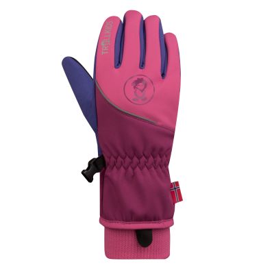 2. Rękawice softshell Trollkids Kids Trolltunga Glove dla chłopca/dziewczynki (931-240)