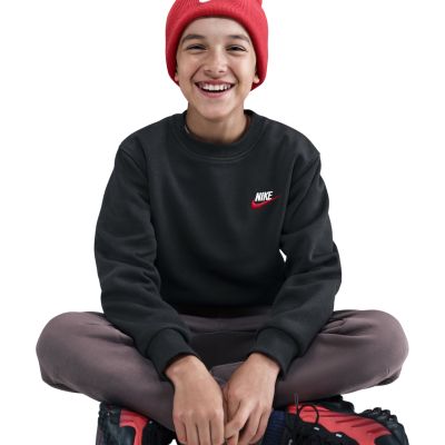 3. Bluza dla dzieci Nike Sportswear Club Fleece czarna FD3006 012