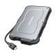 3. GRAUGEAR G-2502-C-10G obudowa do dysków twardych Obudowa HDD/SSD Czarny, Stal 2.5"