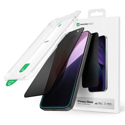 12. Szkło hartowane AMAZINGTHING Titan Vision 7 na iPhone 17 Pro prywatyzujące