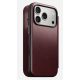 NOMAD Modern Leather Folio - skórzane etui do iPhone 17 Pro kompatybilne z MagSafe, skóra Horween (burgundy)