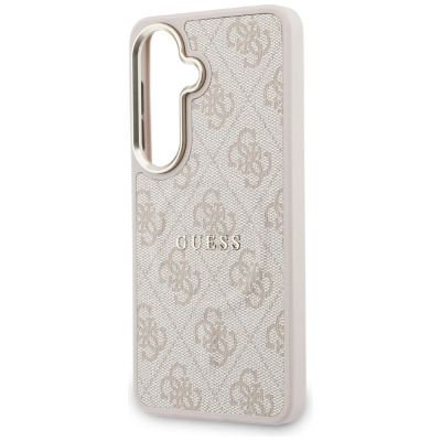 9. Etui Guess 4G Embossed Ring MagSafe na Samsung Galaxy S26+ - różowe
