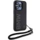 3. Etui BMW Signature Leather Wordmark Cord na iPhone 15 Pro Max - czarne