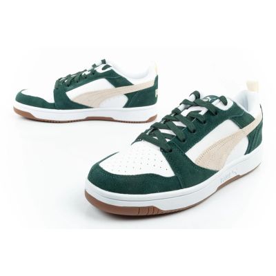 8. Puma buty sportowe sneakersy męskie Rebound v6 modne wygodne białe zielone